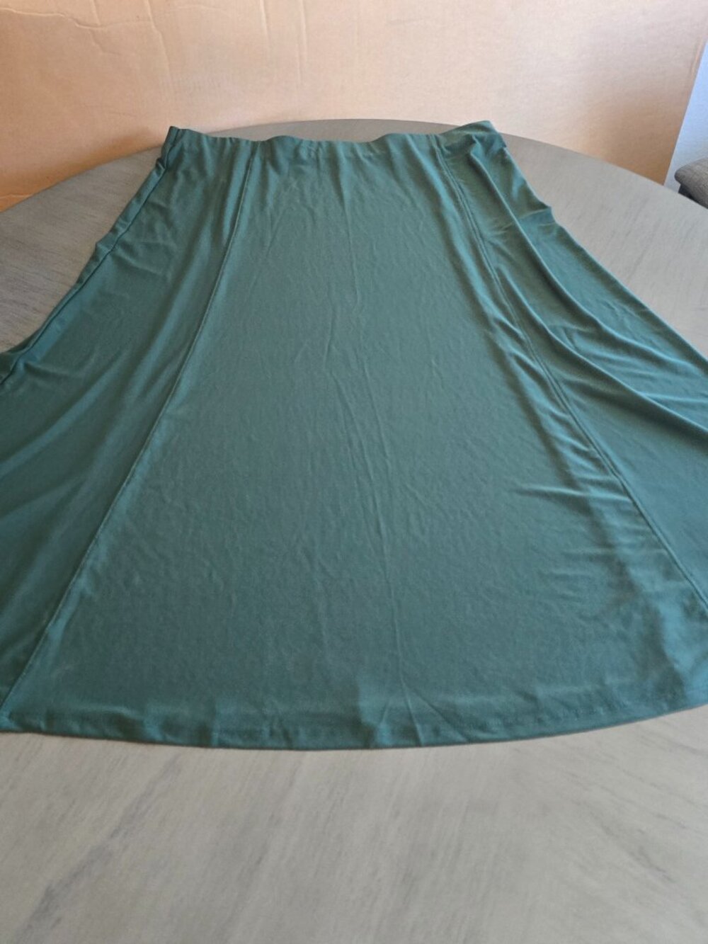 Tahari Womens XL Olive Green Paneled Maxi Skirt Stretch NWT